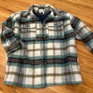 Universal Thread wool blend plaid shacket XL